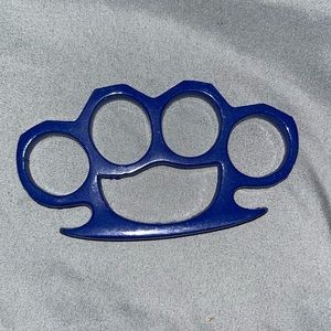 navy blue brass knuckles